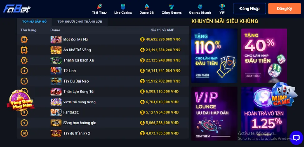 Tính năng nổi bật của dola789 casino