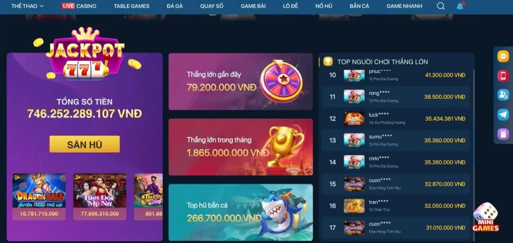 Ưu đãi và khuyến mãi dola789 casino